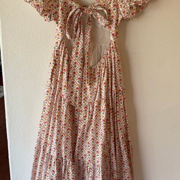 LOUP Poppy Field Romantic Cottagecore Dress Size Small / Medium - Picture 6 of 8